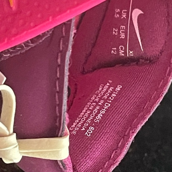 Nike Sunray Protect 3 (TD) Toddler's Sandals Pink Prime-Sangria-White Size 6c - Picture 13 of 15